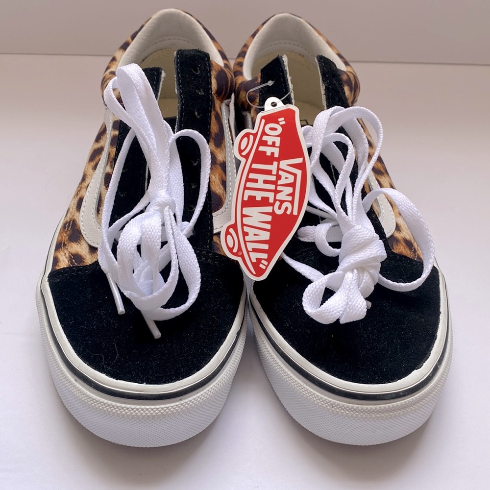 VANS Old Skool Lace-up Leopard Sneaker